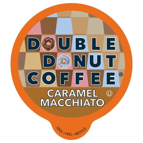 24 Double Donut Caramel Macchiato Medium Roast K-Cup Pods