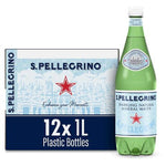 24 Bottles of 1-Liter S.Pellegrino Sparkling Water