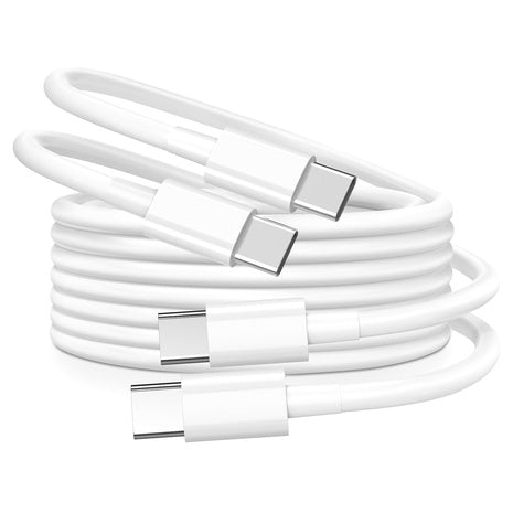 2-Pack 6Ft USB C To USB C 60W USB C Charger Cable