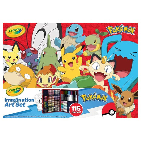 115 Piece Crayola Pokémon Imagination Art Set