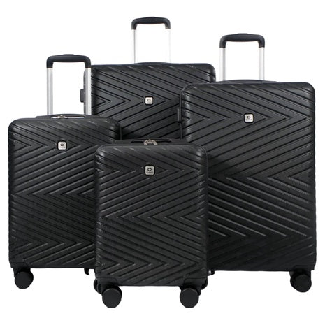 4-Piece Travelhouse Hardshell Luggage Set W/ TSA Lock & Wheels (7 Colors)