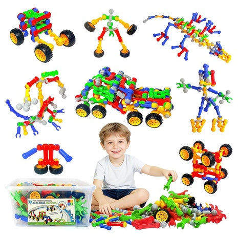170 Piece STEM Building Blocks