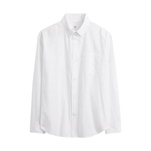 Kids Organic Cotton Poplin Uniform Relaxed Shirt