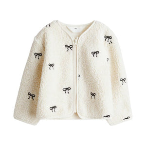 Girls' Teddy Fleece Cardigan
