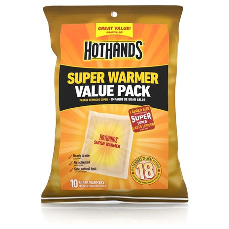 10 HotHands Body & Hand Super Warmers