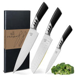 3-Piece High Carbon Stainless Steel Kitchen Knife Set
