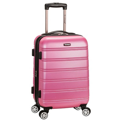 Rockland Melbourne Lightweight Expandable Hardside Spinner Wheel Carry-on Luggage