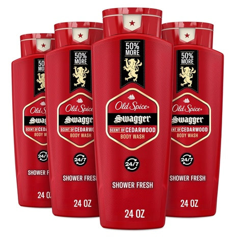 4-Pack Old Spice Swagger Body Wash (24oz)