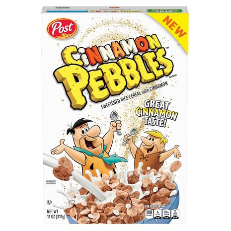 Post Cinnamon Pebbles Breakfast Cereal