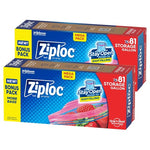 Pack of 162 Ziploc Gallon Food Storage Bags