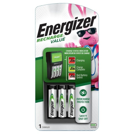 Energizer Recharge Value AA & AAA Battery Charger