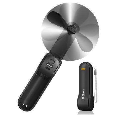 Portable Handheld Fan w/ 2,000 mAh Power Bank (8 Colors)