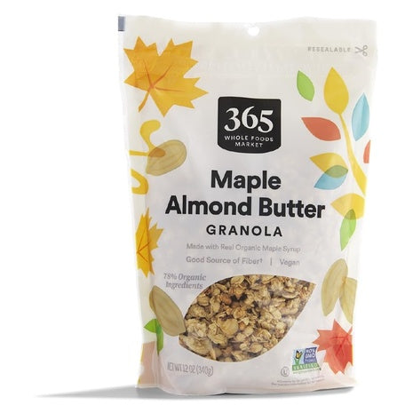 365 Whole Foods Maple & Almond Butter Granola