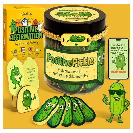 Positive Pickle Affirmation Jar