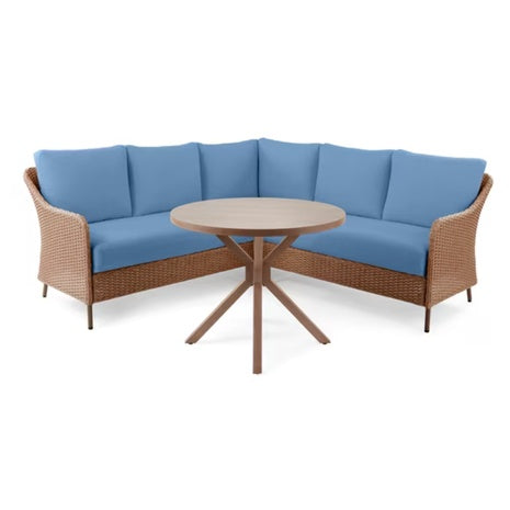 Mainstays Chelsea Outdoor Patio 4-Pieces Sectional Dining Set