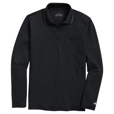 Men's Performance Series Long Sleeve Zip Neck Polo Shirt
