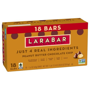 Pack of 18 Larabar Peanut Butter Chocolate Chip