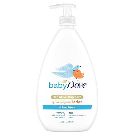 Baby Dove Sensitive Skin Care Baby Lotion (20oz)