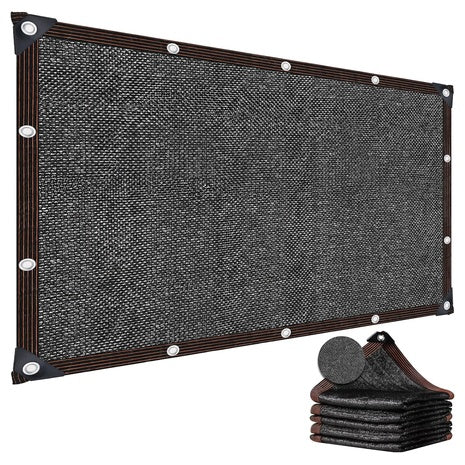 9.8' X 18.7' HDPE Mesh Tarp 55% Shade Cloth For Garden