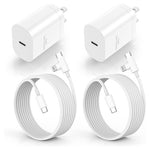2 Pack Of 30W Fast Charger Blocks With Cables