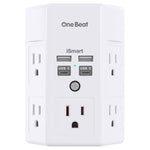 Surge Protector With 5 Outlets and 4 USB Ports
