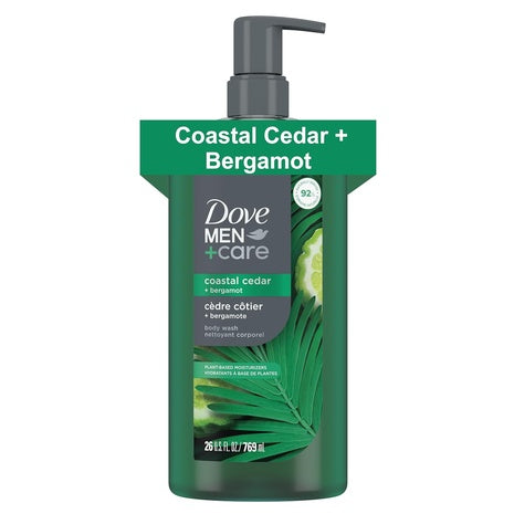 Dove Men Coastal Cedar and Bergamot Body Wash (26oz)