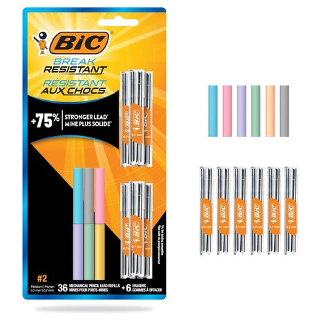 12-Count BIC Break Resistant Mechanical Pencil