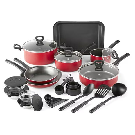 30-Piece Cooks Aluminum Non-Stick Cookware Set