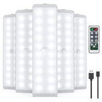5-Pack USB Rechargeable Motion Sensor Lighting w/ Remote