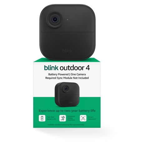 Blink Outdoor 4 (Newest Model) Wire-free HD Smart Security Camera