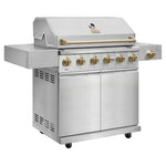 Gordon Ramsay Collections THOR Kitchen Outdoor Stainless Steel 6-Burner Gas Grill W/ Cover