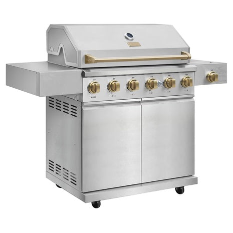 Gordon Ramsay Collections THOR Kitchen Outdoor Stainless Steel 6-Burner Gas Grill W/ Cover