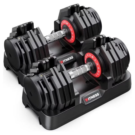GIKPAL 160LB (80lbsx2) Adjustable Dumbbells Set