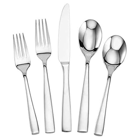 20-Piece Mikasa Delano Stainless Steel Flatware Set
