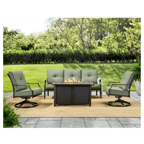 Member's Mark 4-Piece Savannah Fire Seating Set With Sunbrella Fabric