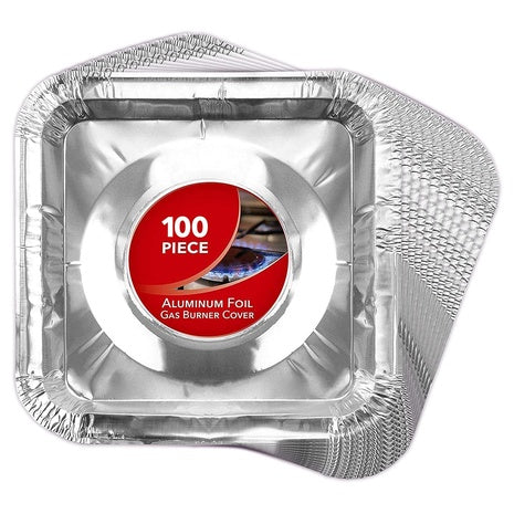 100-Pack Disposable Stove Burner Liners