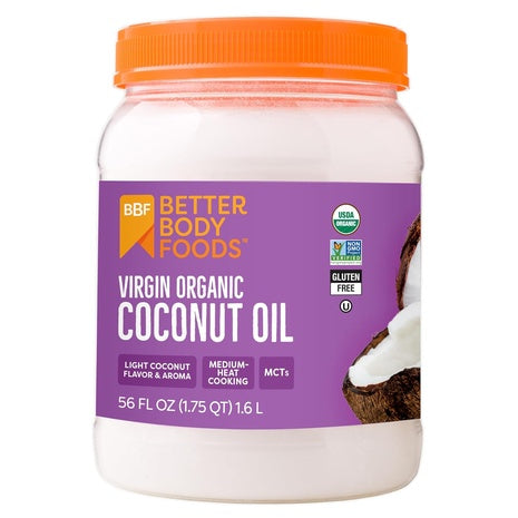 BetterBody Foods Organic Unrefined Coconut Oil (56oz)