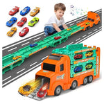 Foldable 3-Layer Car Race Track Playset