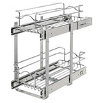 Rev-A-Shelf 8-3/4" X 19" 2-Tier Wire Pullout Cabinet Drawer Basket