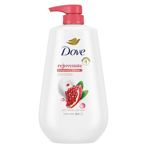 Dove Rejuvenate Body Wash with Pump, Pomegranate & Hibiscus