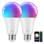 2-Pack Brightever Smart Bluetooth A19 Color Changing LED Light Bulbs