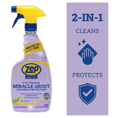 32-oz. Zep Home Pro Foaming Miracle Grout Cleaner & Protectant