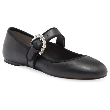 Stuart Weitzman Women's Piper Mary Jane Ballet Flat