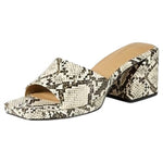 Amazon Essentials Women's Platform Block Heel Mule Sandals
