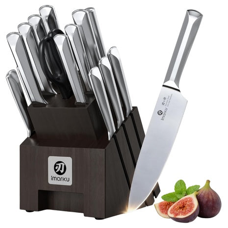 16-Piece High Carbon Japanese Stainless Steel Knife Sets