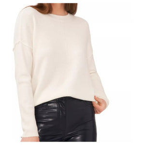 Vince Camuto Women's Cozy Crewneck Long-Sleeve Extend Shoulder Sweater