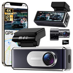 4K HD Front & 1080P Rear 5G WiFi GPS Dash Camera