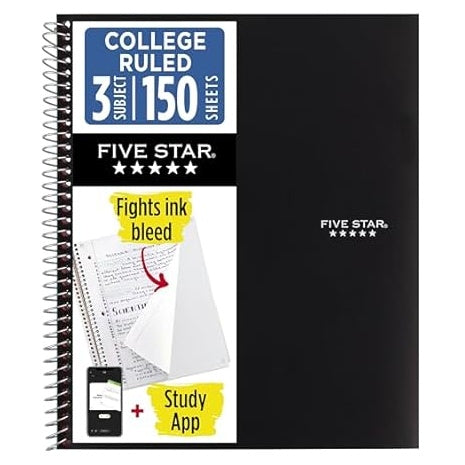 Five Star Spiral Notebook
