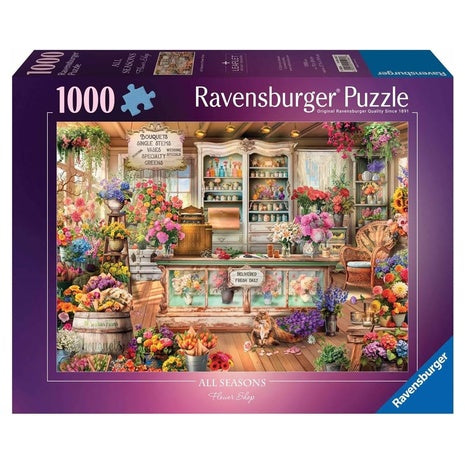 1000-Piece Ravensburger All Seasons Flower Shop Puzzle