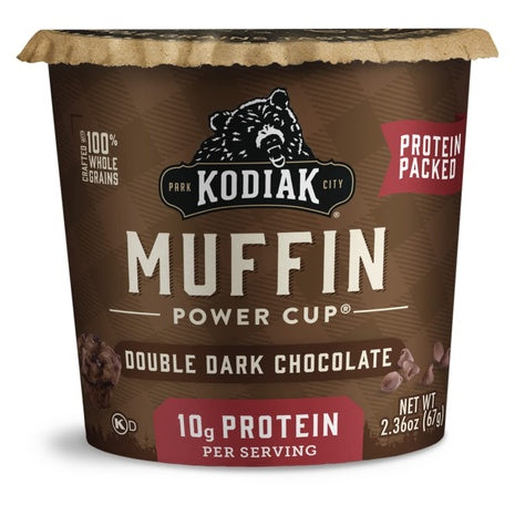12-Pack Kodiak Cakes Double Dark Chocolate Minute Muffins (OK-D)